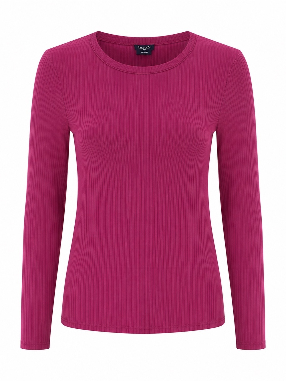 Splendid NWT fuchsia long sleeve top, large